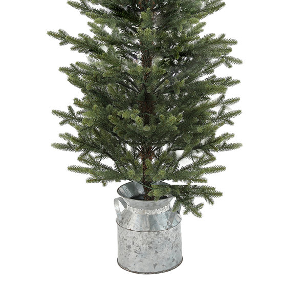 Andover Mills™ 4'4" H Slender Green Realistic Artificial Fir Christmas Tree with 100 LED Lights